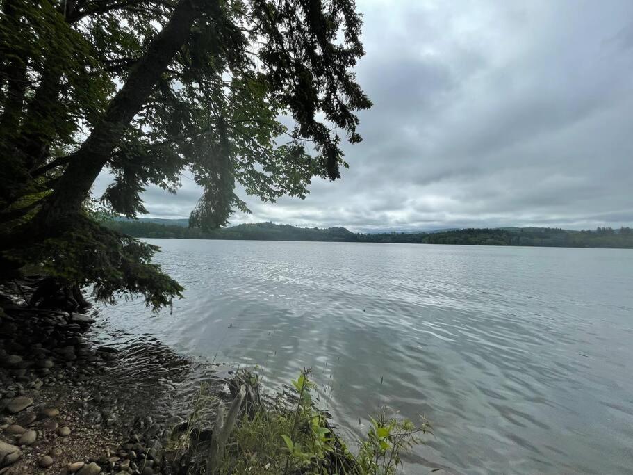 Romantic Cozy Cabin Walk To Lake Hot Tub Bikes Kayaks Grill Onalaska Екстер'єр фото